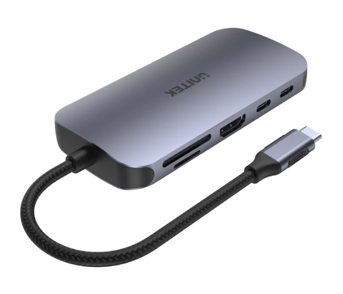 Unitek D1071A 9-in-1 USB Type-C Hub - Silver - Zoom Image 2