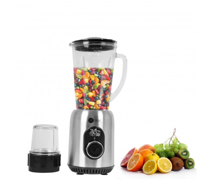 Afra AF-610BLSL 5 Speed Settings 1.8 Litre 2 in 1 Blender - Black and Silver - Zoom Image 1