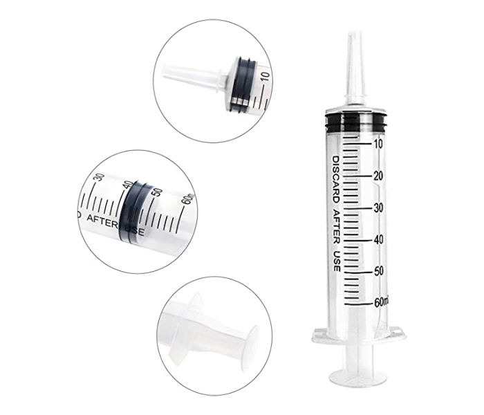 Galaxy 3 Packs 60ml Plastic Syringe for Industrial Feeding Animals - Zoom Image 4