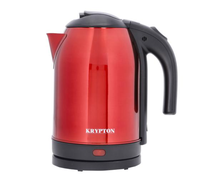 Krypton KNK5272 1.8 Litre 1500 Watts Stainless Steel Water Kettle - Red and Black - Zoom Image 1