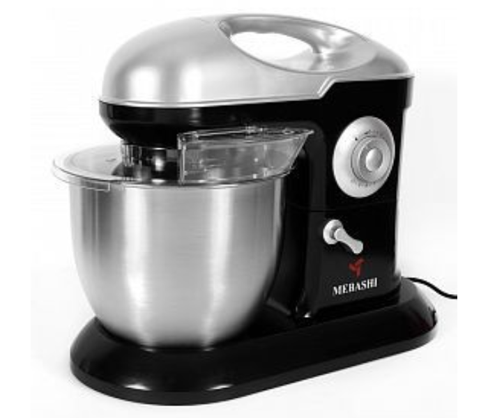 Mebashi ME-SNM1107 1200 Watts Stand Bowl Mixer - Silver and Black - Zoom Image 1