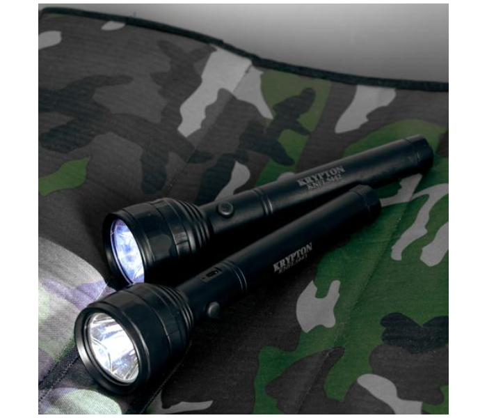 Krypton KNFL5443 3000mAh 2 Piece Rechargeable LED Flashlight - Black - Zoom Image 5