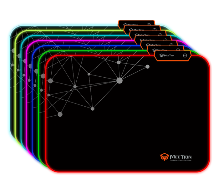 Meetion MT-PD120 Backlight LED RGB Gaming Mouse Pad - Black - Zoom Image 2