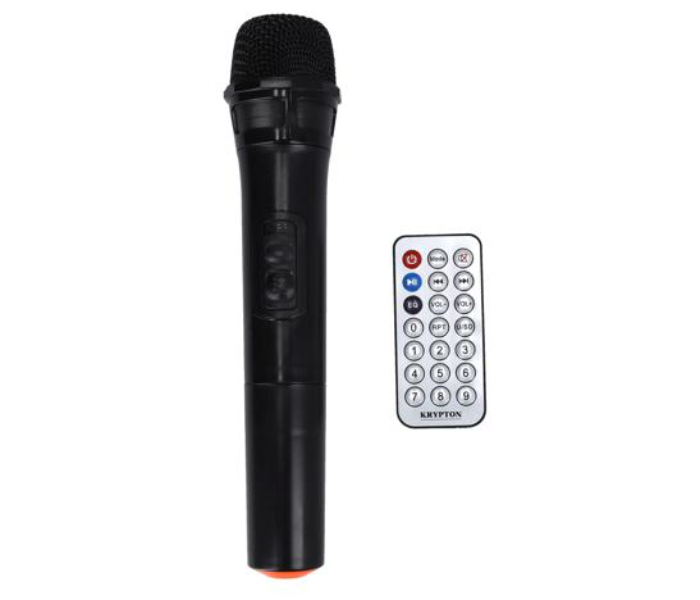 Krypton KNMS5195 2.0 Professional Speaker with Remote and Microphone - Black - Zoom Image 5