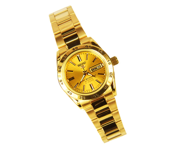 Seiko SYMG44J1Q Stainless Steel Analog Watch for Women - Gold - Zoom Image 3