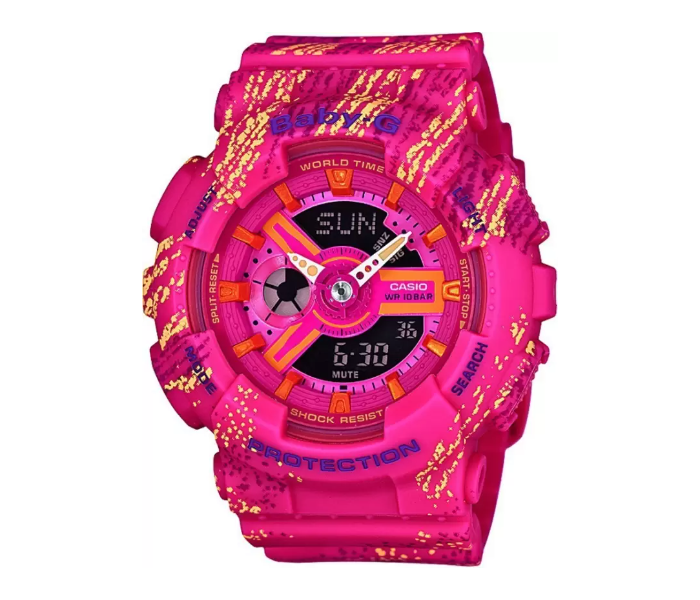 Casio BA-110TX-4ADR Baby-G Analog-Digital Watch for Women - Pink - Zoom Image 1