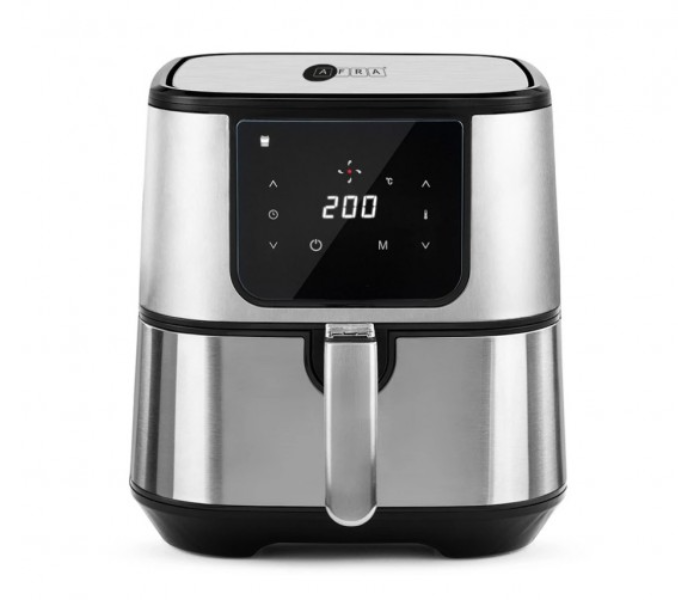 Afra AF-5518AFSS 1600-1800 Watts 5.5 Litre Air Fryer - Black and Silver - Zoom Image 1