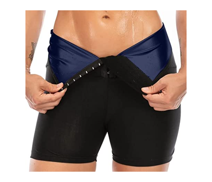 Sweat Shapewear Shorts Pants for Women - Black - Zoom Image 4