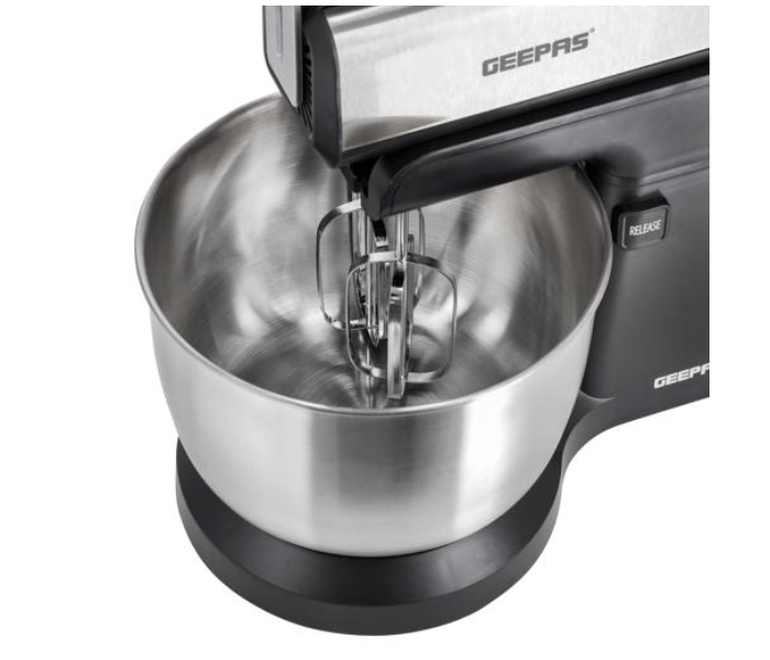 Geepas GSM43043 220 Watts Stand Mixer - Black and Silver - Zoom Image 8