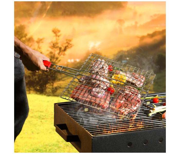 Royalford RF10382 Chromium Plated Iron Barbeque Grill - Silver - Zoom Image 3