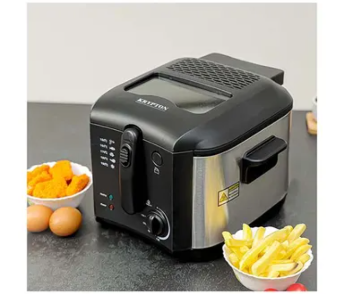 Krypton KNDF6347 1600 Watts Deep fryer - Black and Silver - Zoom Image 5