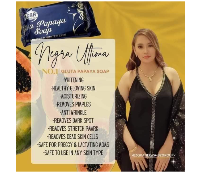 Negra NUPS01 Ultima Gluta Papaya Soap - Zoom Image 1