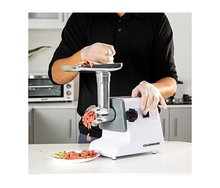 Olsenmark OMMG2421 Meat Grinder - White - Zoom Image 4