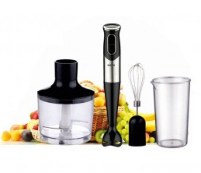 Geepas GHB43023 4 In 1 400 Watts Hand Blender - Black - Zoom Image