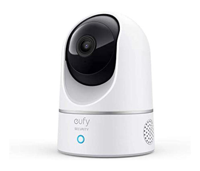 Anker T8410223 Eufy 2K Indoor PT Camera with AI - Gray and White - Zoom Image 1