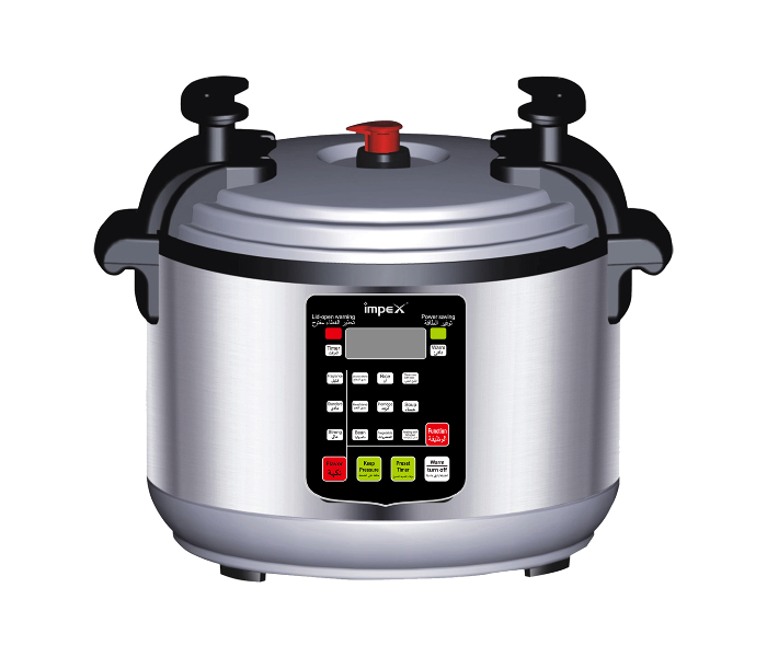 Impex EPC 17 Litre 2000 Watts Electric Cooker - Silver and Black - Zoom Image 1