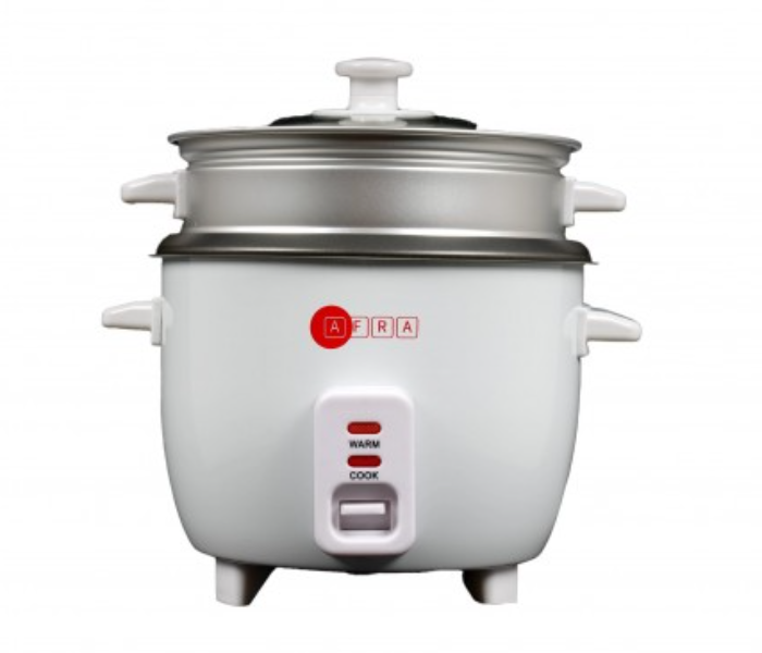 Afra AF-1040RCWT 1 Litre Rice Cooker - White - Zoom Image 1