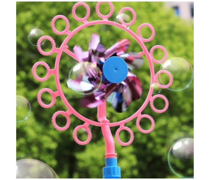 Generic Windmill Bubble Machine Colorful Bubble Stick with liquid  - Zoom Image 6