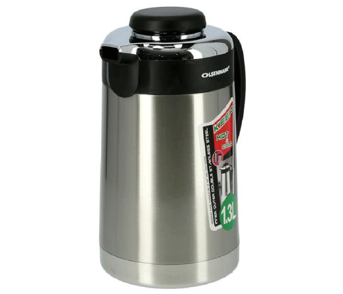 Krypton KNVF6334 1.3 Litre Vacuum Flask - Black and Silver - Zoom Image 6