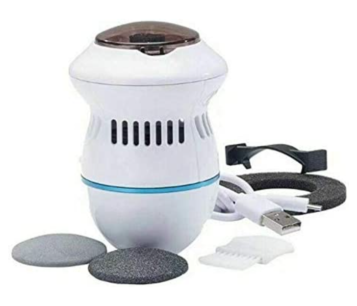 Foot Grinder Callus Remover Tool with Vaccum Rechargeable - White - Zoom Image 5