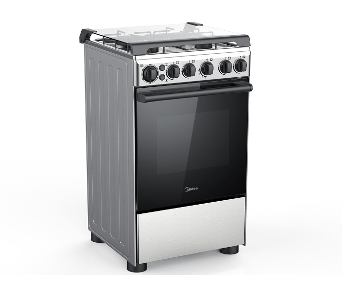 Midea BME55007-FFD Stainless Steel Gas Cooking Range - Silver - Zoom Image 2