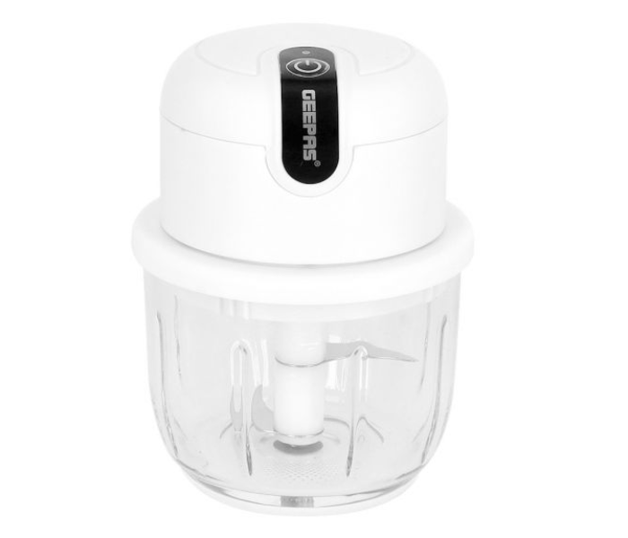 Geepas GMC42022 30 Watts 1300mAh Rechargeable Mini Chopper - White - Zoom Image 3