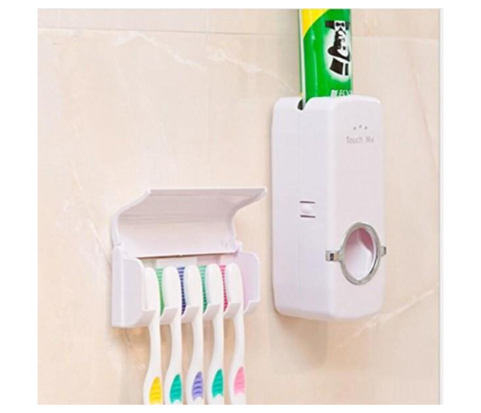 RMN JA154 Combo of 3 Pieces Toothpaste Dispenser - White - Zoom Image 2