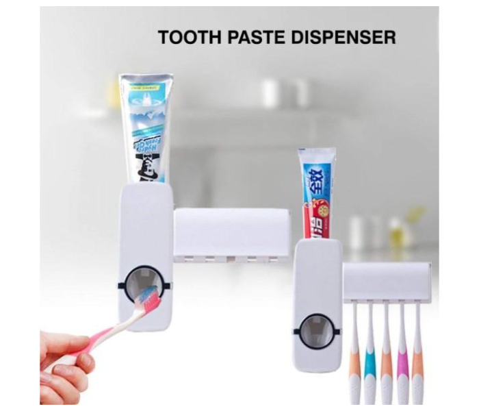 RMN JA154 Combo of 3 Pieces Toothpaste Dispenser - White - Zoom Image 6