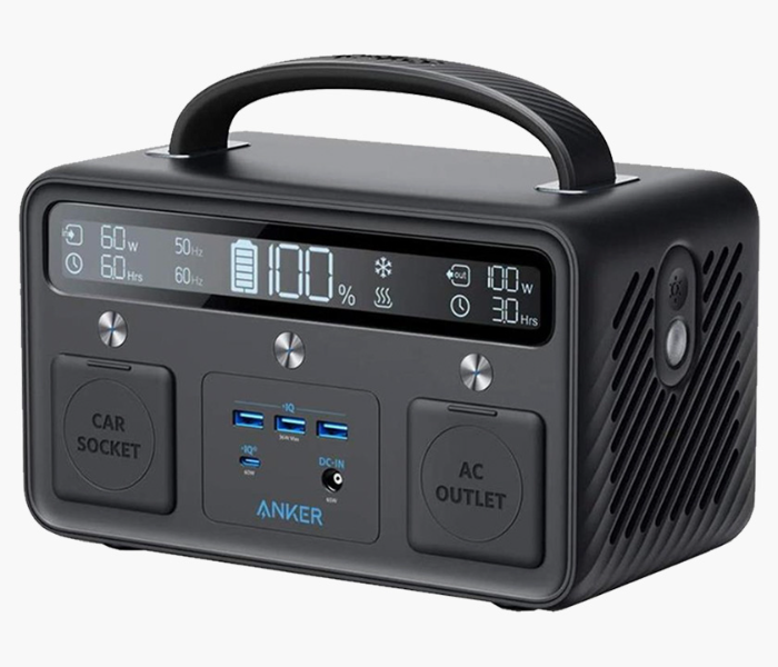 Anker A1730211 PowerHouse II 400 Portable Power Station 388Wh - Black - Zoom Image 1