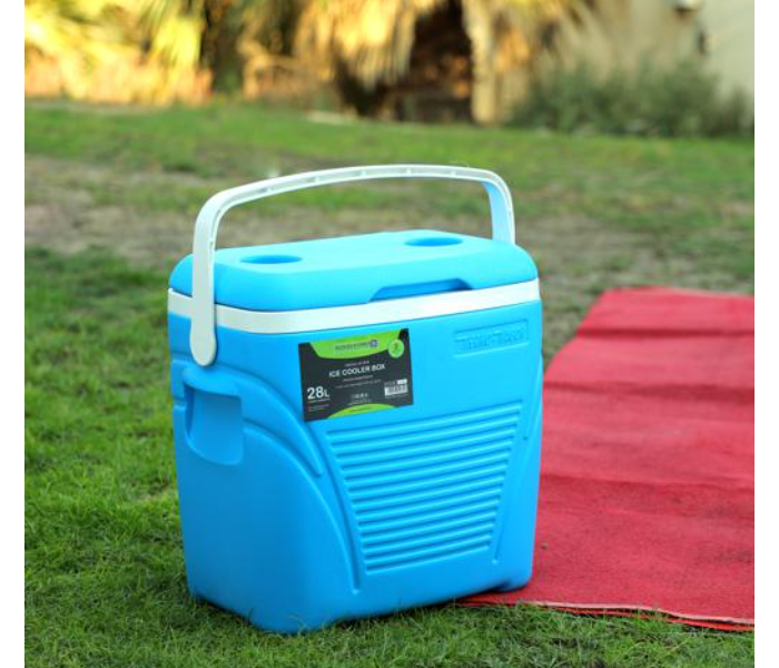 Royalford RF10481 28Litre Insulated Ice Cooler Box - Blue - Zoom Image 2