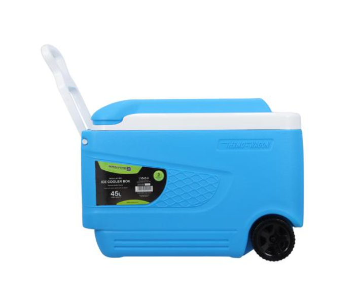 Royalford RF10482 45Litre Insulated Trolley Ice Cooler Box - Blue - Zoom Image 8