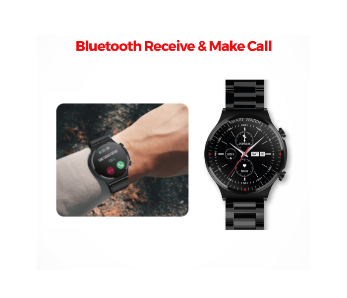 iSmart W3s Smartwatch Full Touch - Black - Zoom Image 2