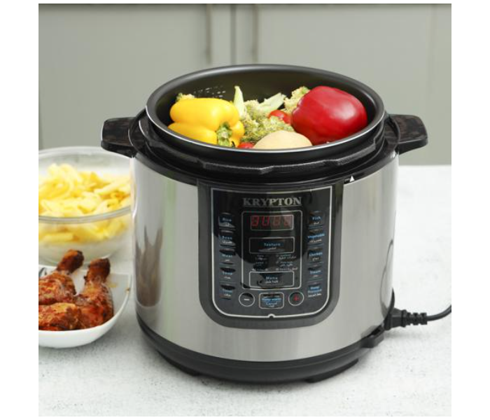 Krypton KNPC6297 Electric Pressure Cooker - Black and Silver - Zoom Image 4