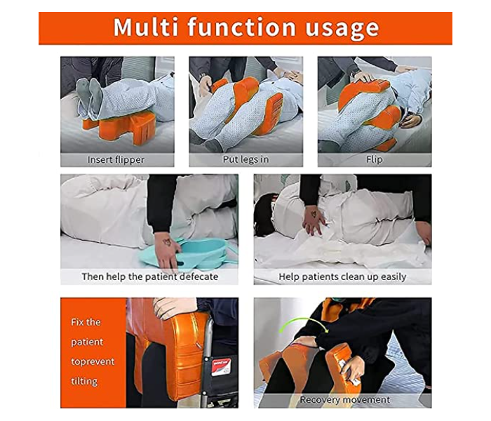 Generic Patient Turning Padded Bed Transfer Nursing Tool Leg Positioner Pillows - Zoom Image 1