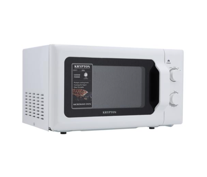 Krypton KNMO6363 Microwave Oven 20L Oven With Defrost - White - Zoom Image 2