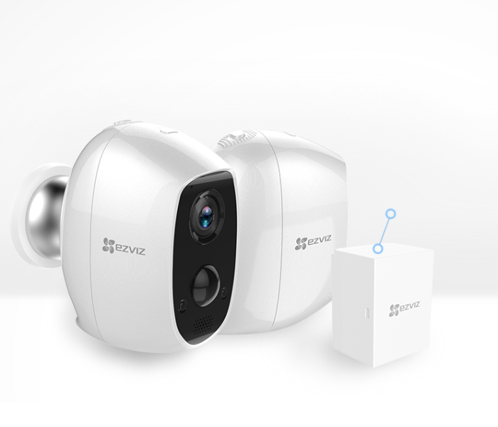 EZVIZ C3A 2MP Wire Free Wifi Camera - Black and White - Zoom Image 3