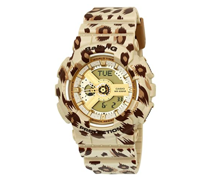 Casio BA-110LP-9ADR Baby-G Analog-Digital Watch for Women - Brown - Zoom Image 1