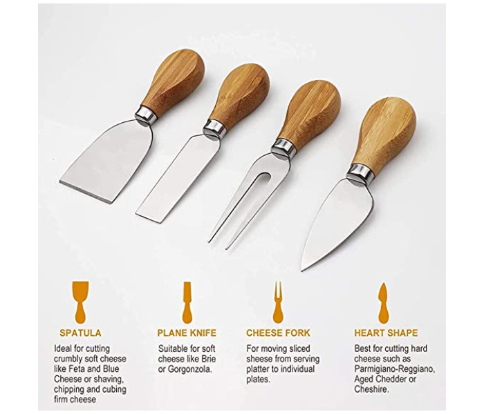 Galaxy Bamboo Charcuterie Board and Knife Set - Zoom Image 4