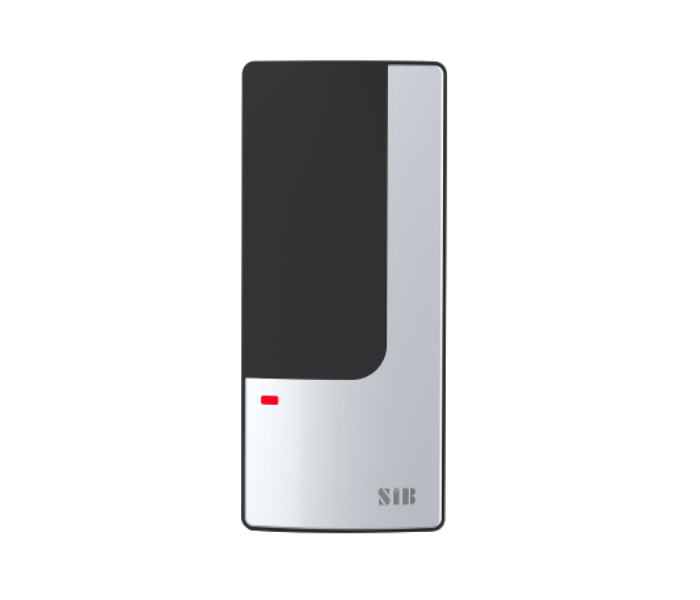 SIB U-MOO2EM Elegant Design Western Style and Reliable Mifare Wiegand Interface Proximity Access Control Card Reader - Black and Silver - Zoom Image