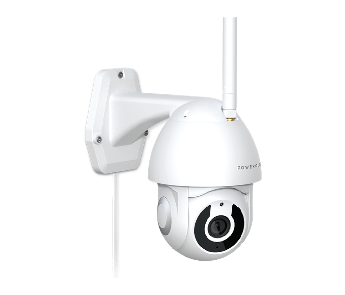 Powerology PSOWC360WH Wi-Fi Smart Outdoor Camera 1080P Full HD - White - Zoom Image 1