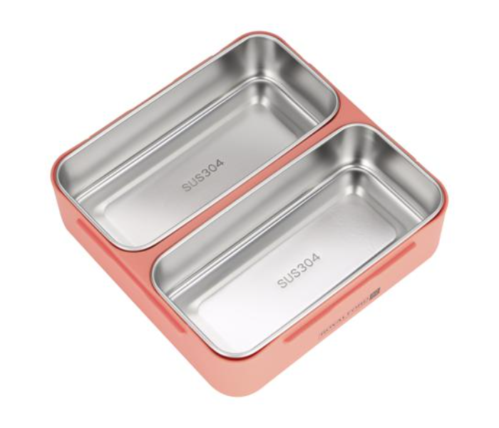 Royalford RF11102 1100ML Stainless Steel Square Lunch Box - Rose - Zoom Image 6