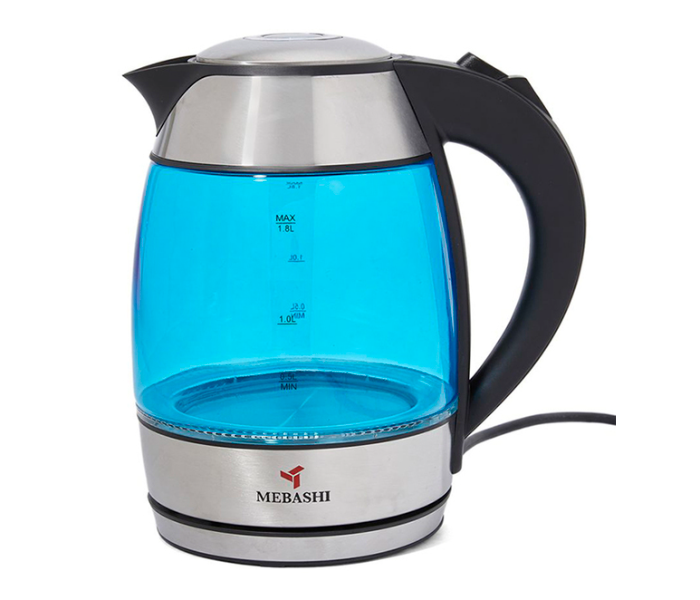 Mebashi ME-KT1101GBU 1850 - 2200 Watts 1.8 Litre Electric Kettles - Blue - Zoom Image 1