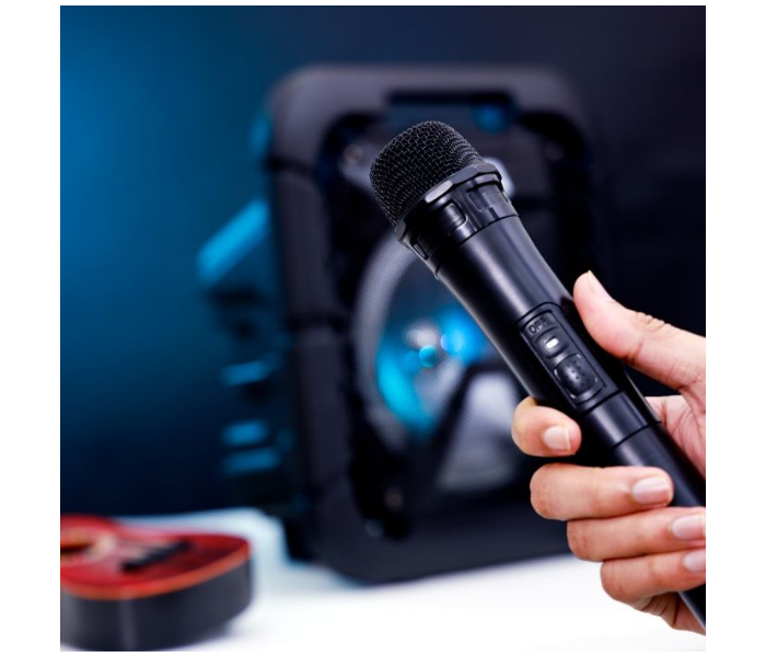 Geepas GMS11189 1800 mAh Rechargeable Professional Speaker - Black - Zoom Image 2