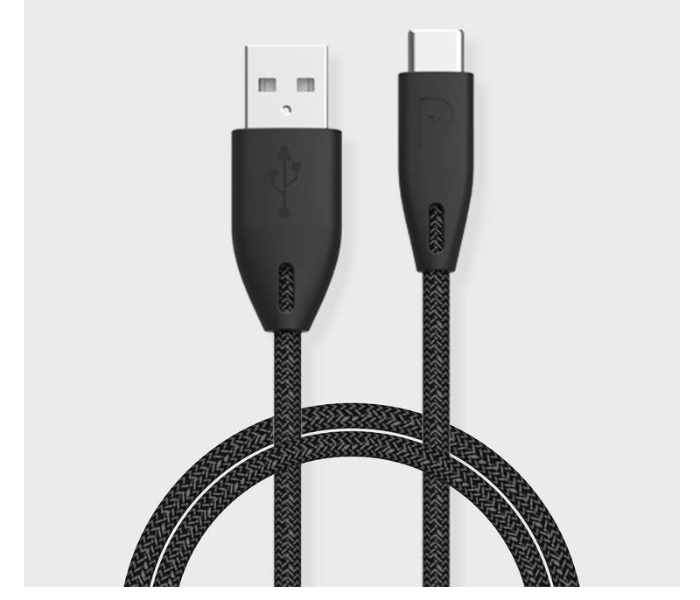 Powerology PBAC12BK USB Type C Cable - Black - Zoom Image 1