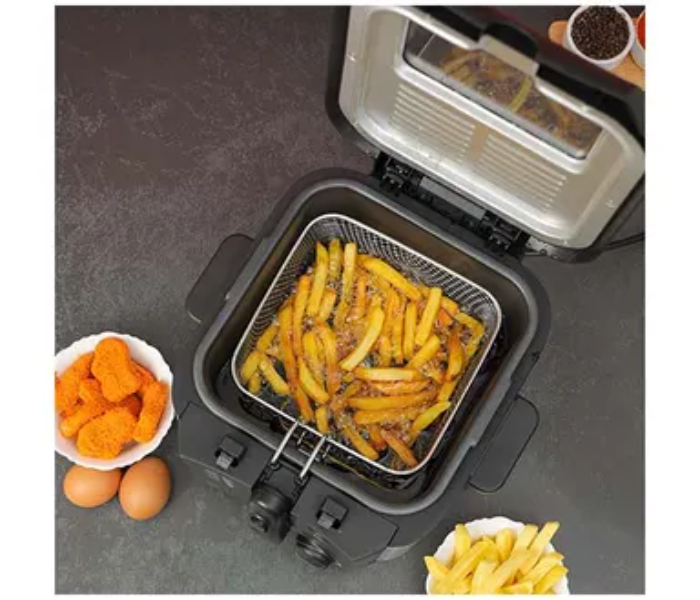 Krypton KNDF6347 1600 Watts Deep fryer - Black and Silver - Zoom Image 2