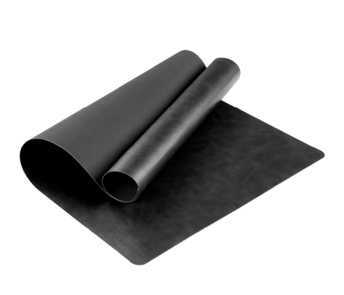 Powerology PLMCH Vegan Smooth Leather Desk Pad Protector - Charcoal - Zoom Image 2