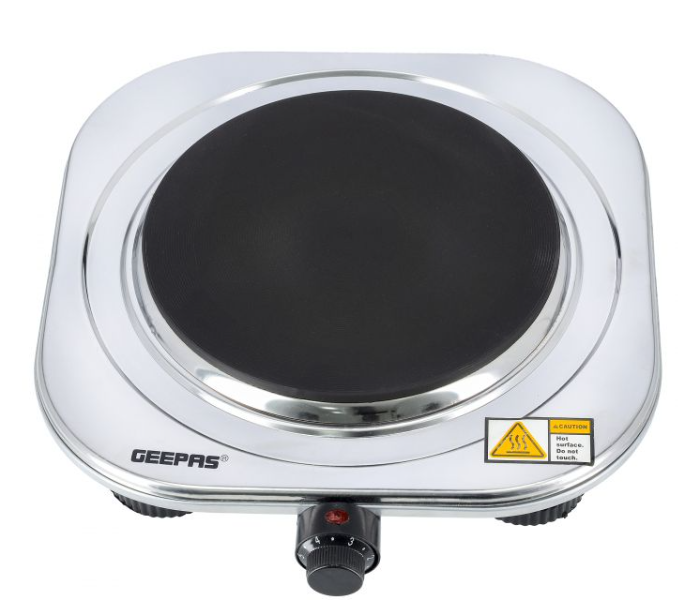 Geepas GHP32023 Stainless Steel Single Hot Plate - Black and Silver - Zoom Image 4