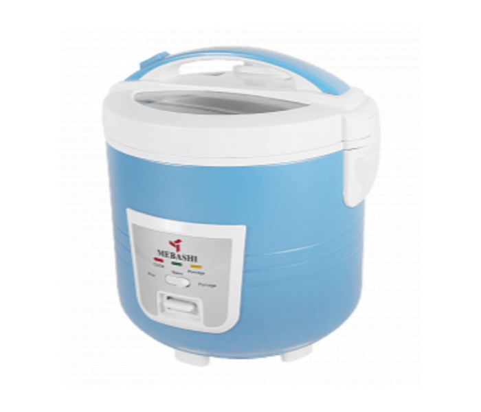 Mebashi ME-RC777 900 Watts 2.2 Litre Electric Rice Cooker - Blue and White - Zoom Image 2