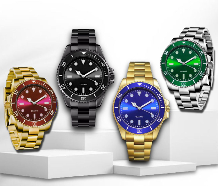 Pack of 4 Berlin Luxury Analog Watch - Zoom Image