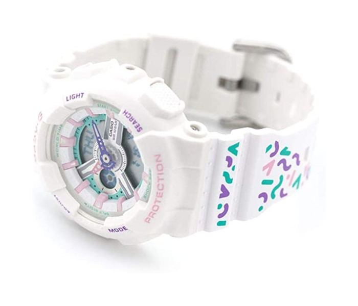 Casio BA-110TH-7ADR Baby-G Analog-Digital Watch for Women - White - Zoom Image 3